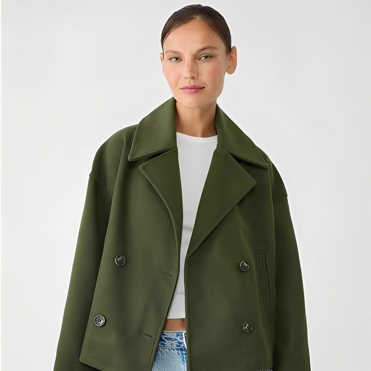 Abegail - Blouson court ample et décontracté pour femmes - Image 3