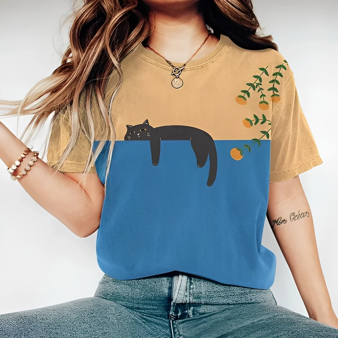 Alvina - T-shirt femme avec motif décontracté - Image 2