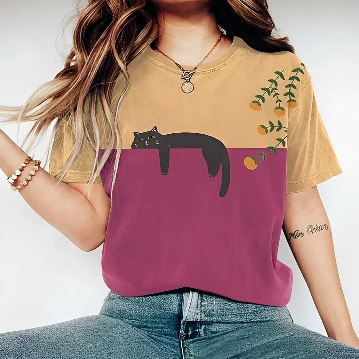 Alvina - T-shirt femme avec motif décontracté - Image 3