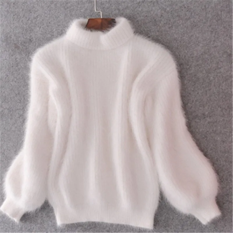 Brenda – Pull rétro style angora - Image 2
