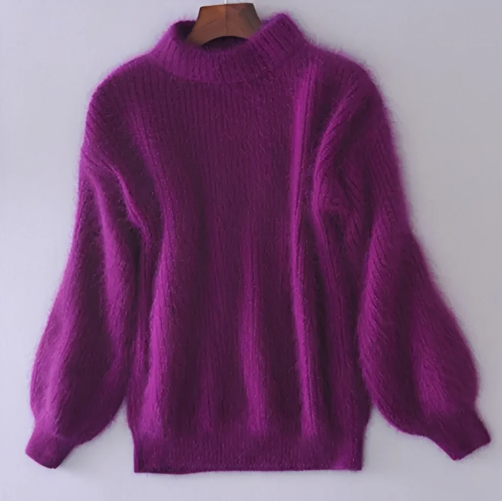 Brenda – Pull rétro style angora - Image 8