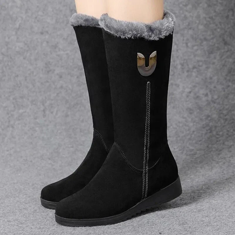 Carla - Bottes d'hiver douillettes et chaudes en fourrure - Image 4
