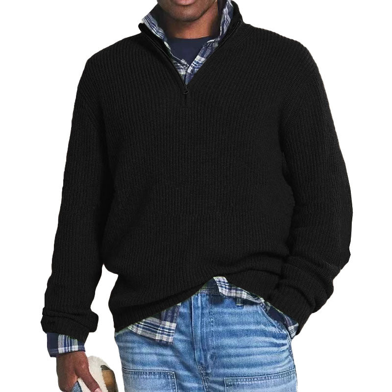 Charlton – Pull décontracté à zip pour hommes - Image 8