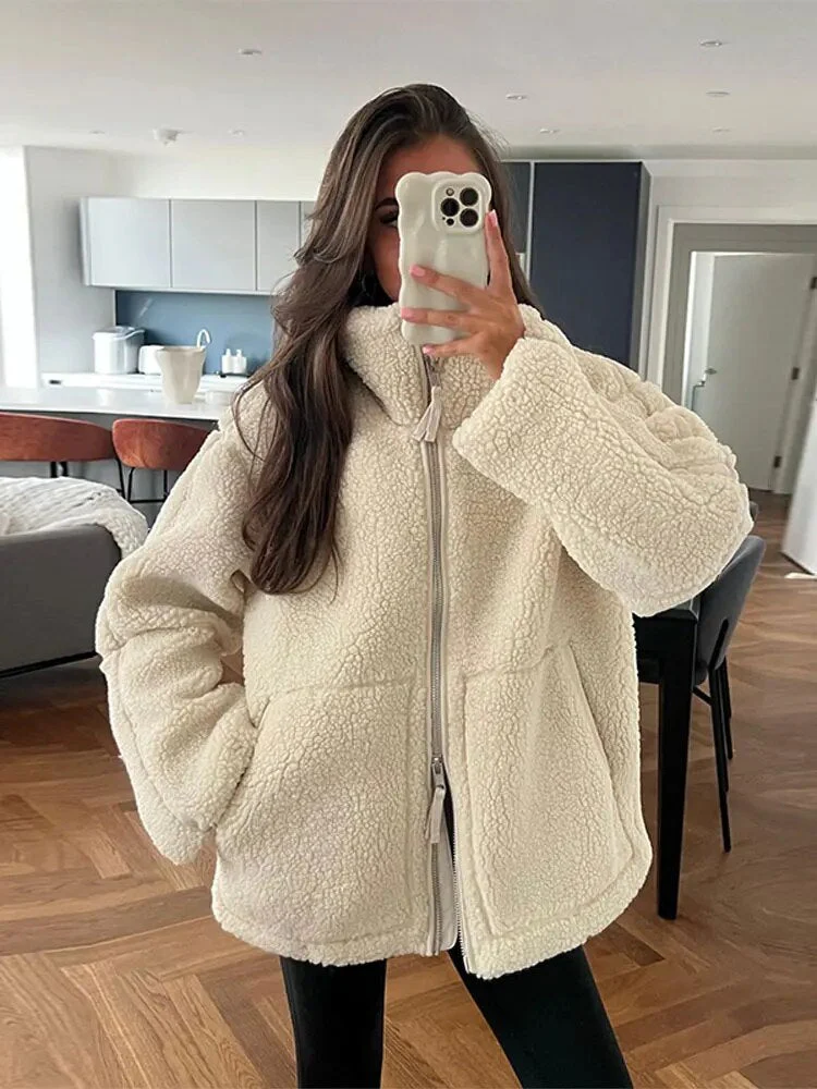 Desireé - Veste en Teddy