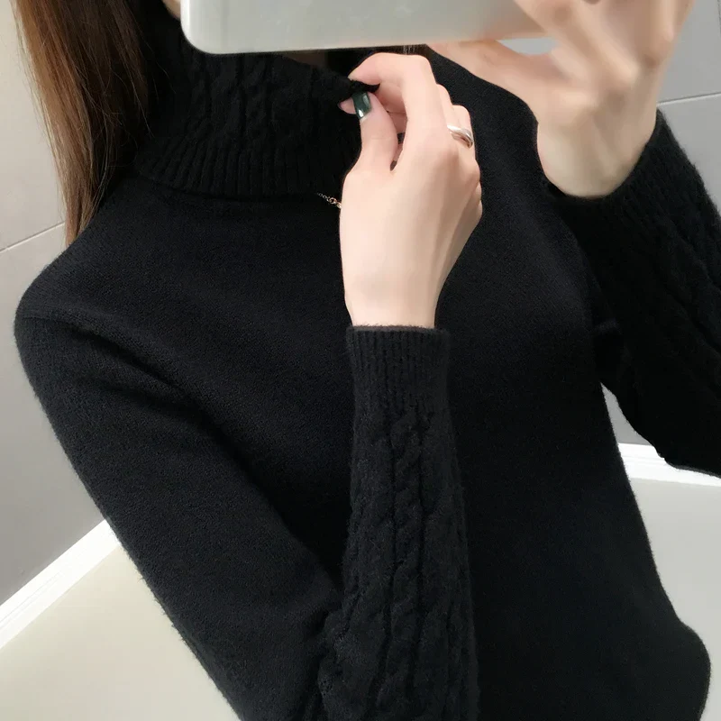 Etta - Pull à col roulé épaissi et coupe slim - Image 5