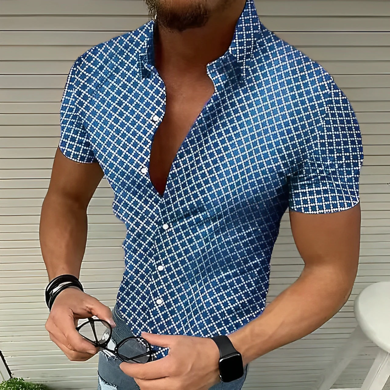 Fenton - Chemise à carreaux élégante pour homme - Image 4