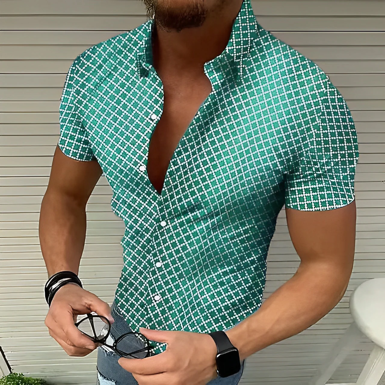 Fenton - Chemise à carreaux élégante pour homme - Image 5