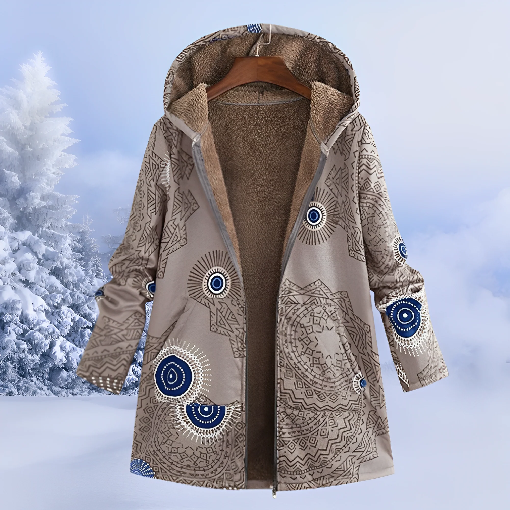FluffCoat - Veste d'Hiver à Motifs - Image 7