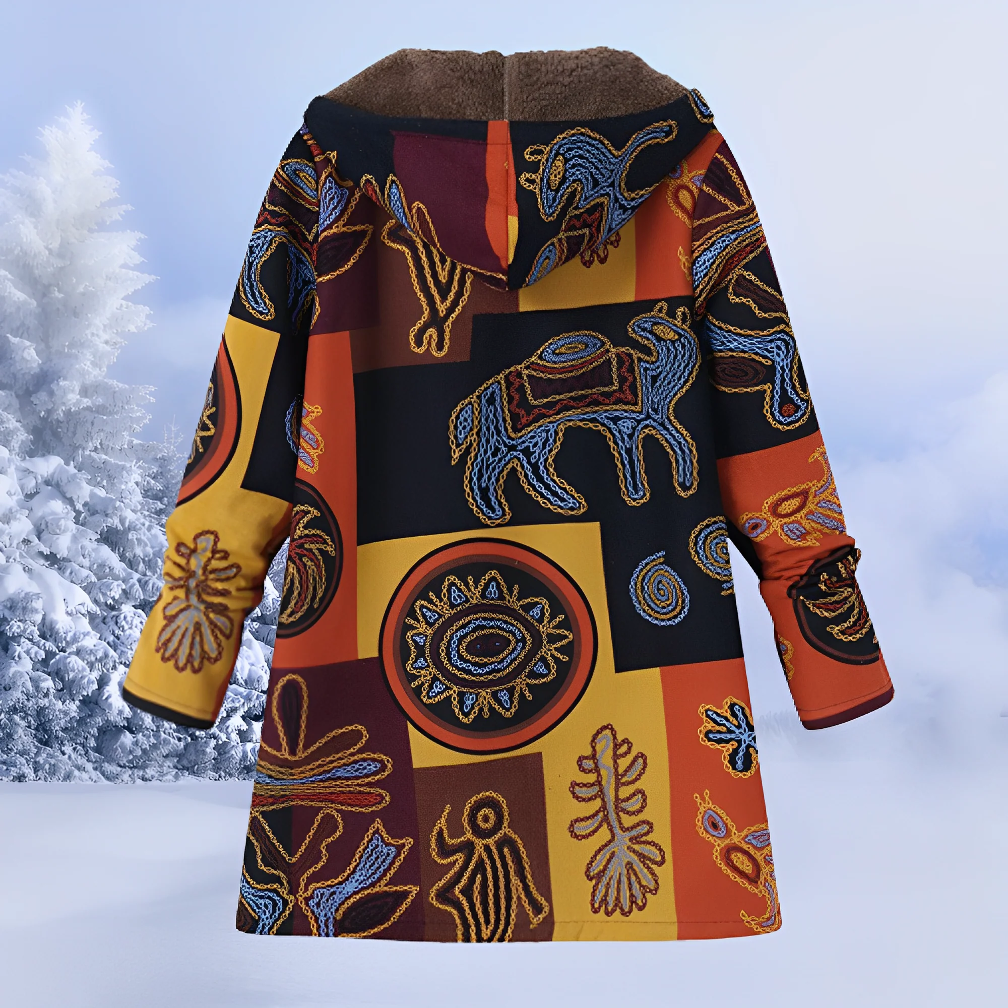 FluffCoat - Veste d'Hiver à Motifs - Image 9