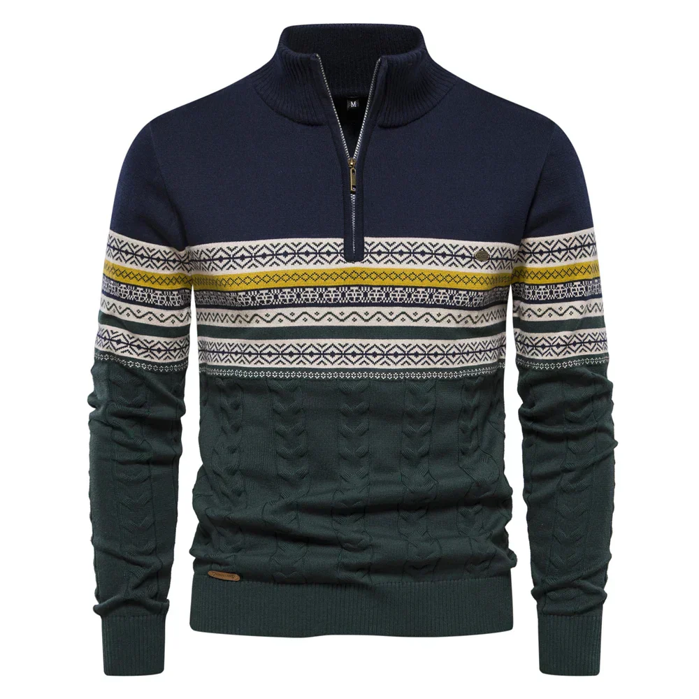 Hakim - Pull-homme - Motif rétro - Image 6