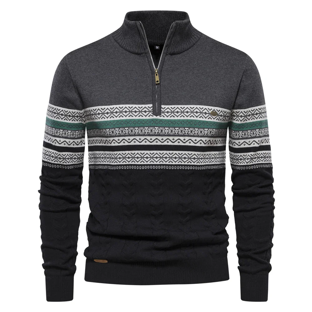 Hakim - Pull-homme - Motif rétro - Image 7