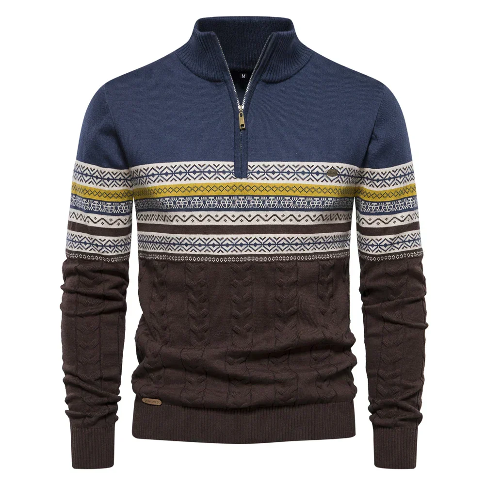 Hakim - Pull-homme - Motif rétro - Image 9