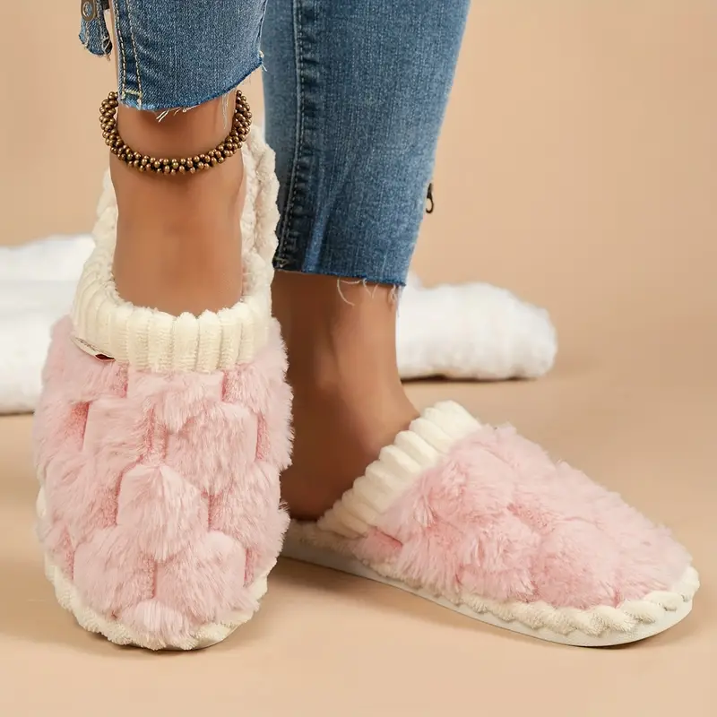 Hawa - Chaussons d'hiver en peluche avec bout fermé - Image 5