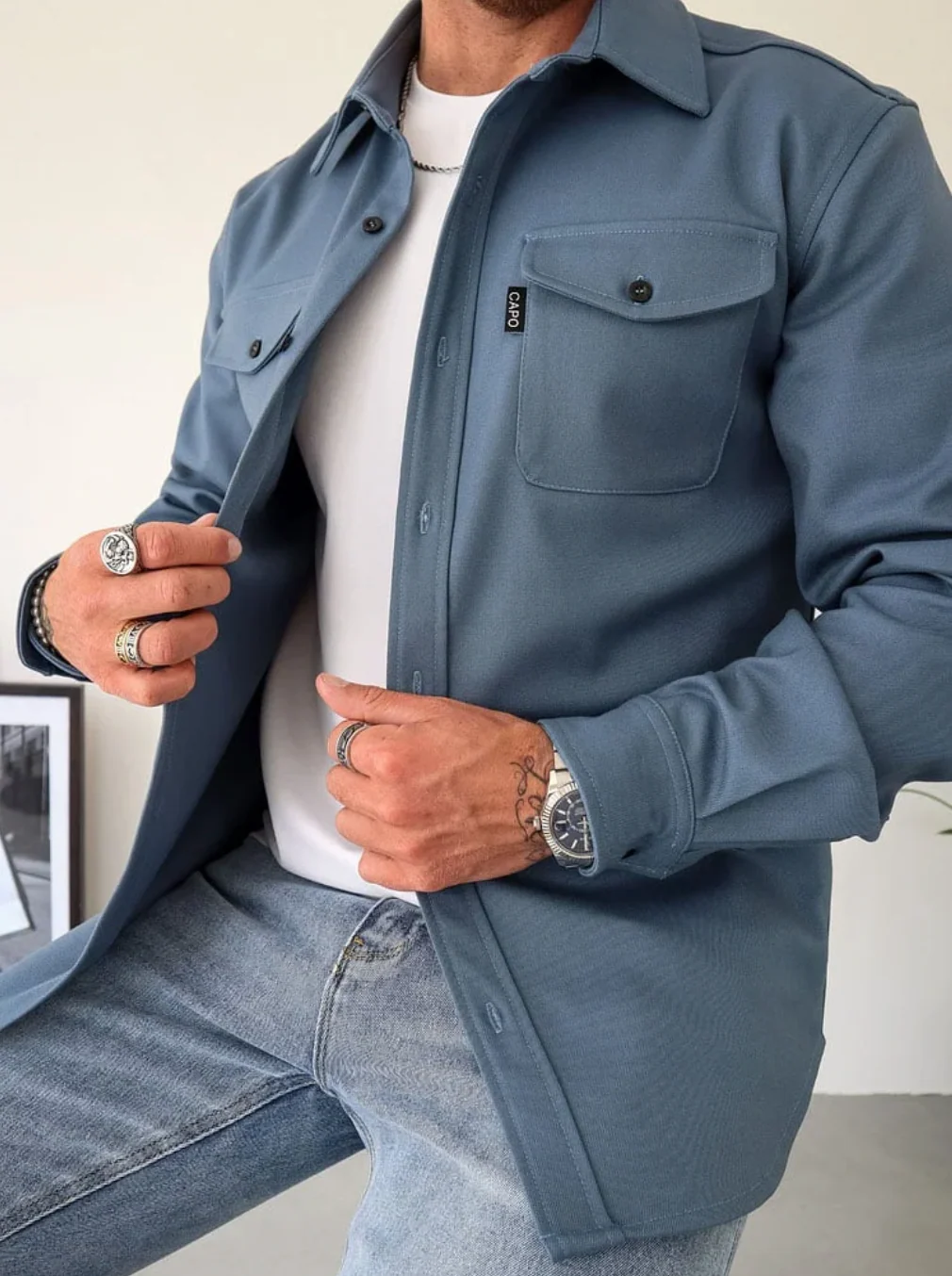 Herman - chemise chic design moderne pour homme - Image 3