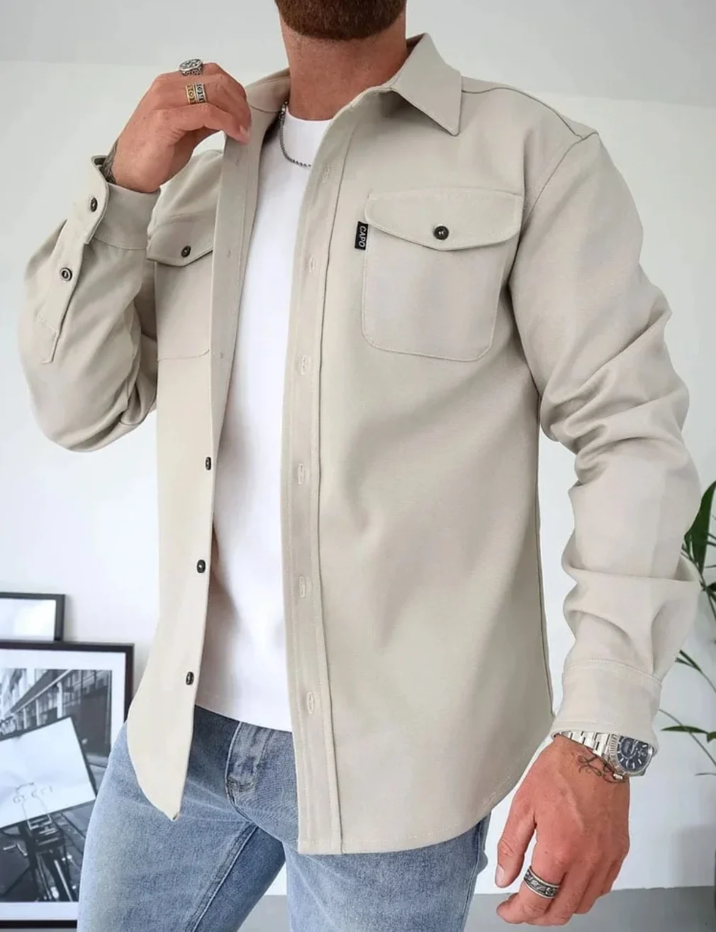 Herman - chemise chic design moderne pour homme - Image 5