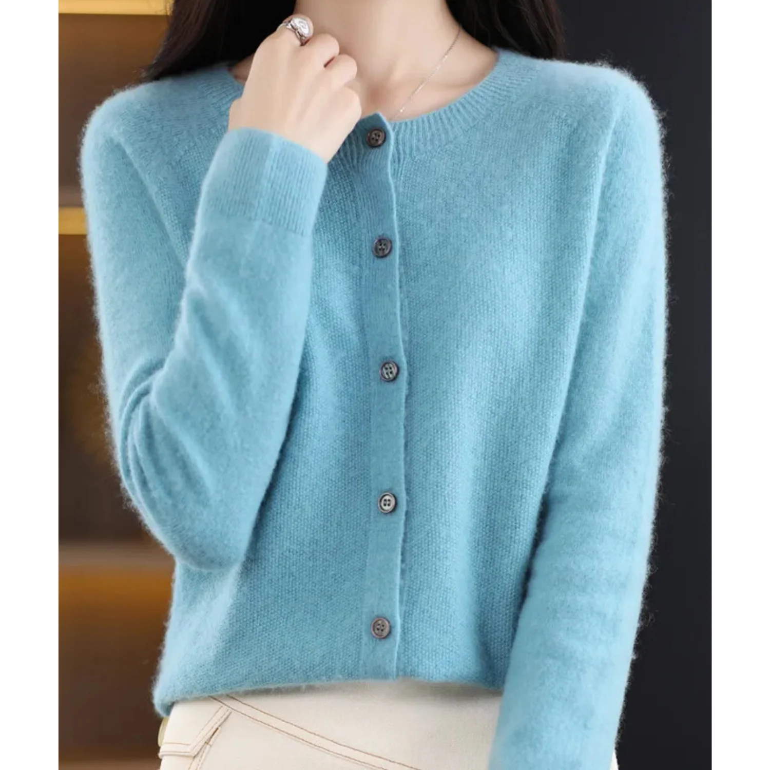 Ina – Pull à col rond pour femmes - Image 12
