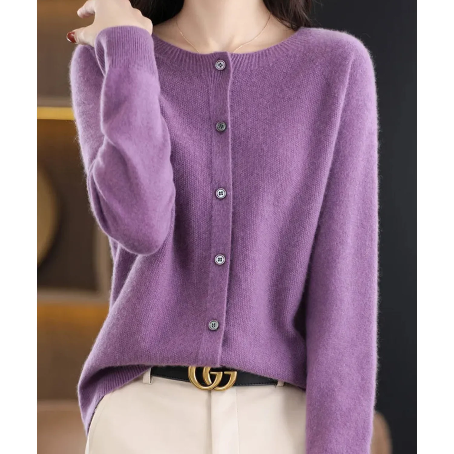 Ina – Pull à col rond pour femmes - Image 15