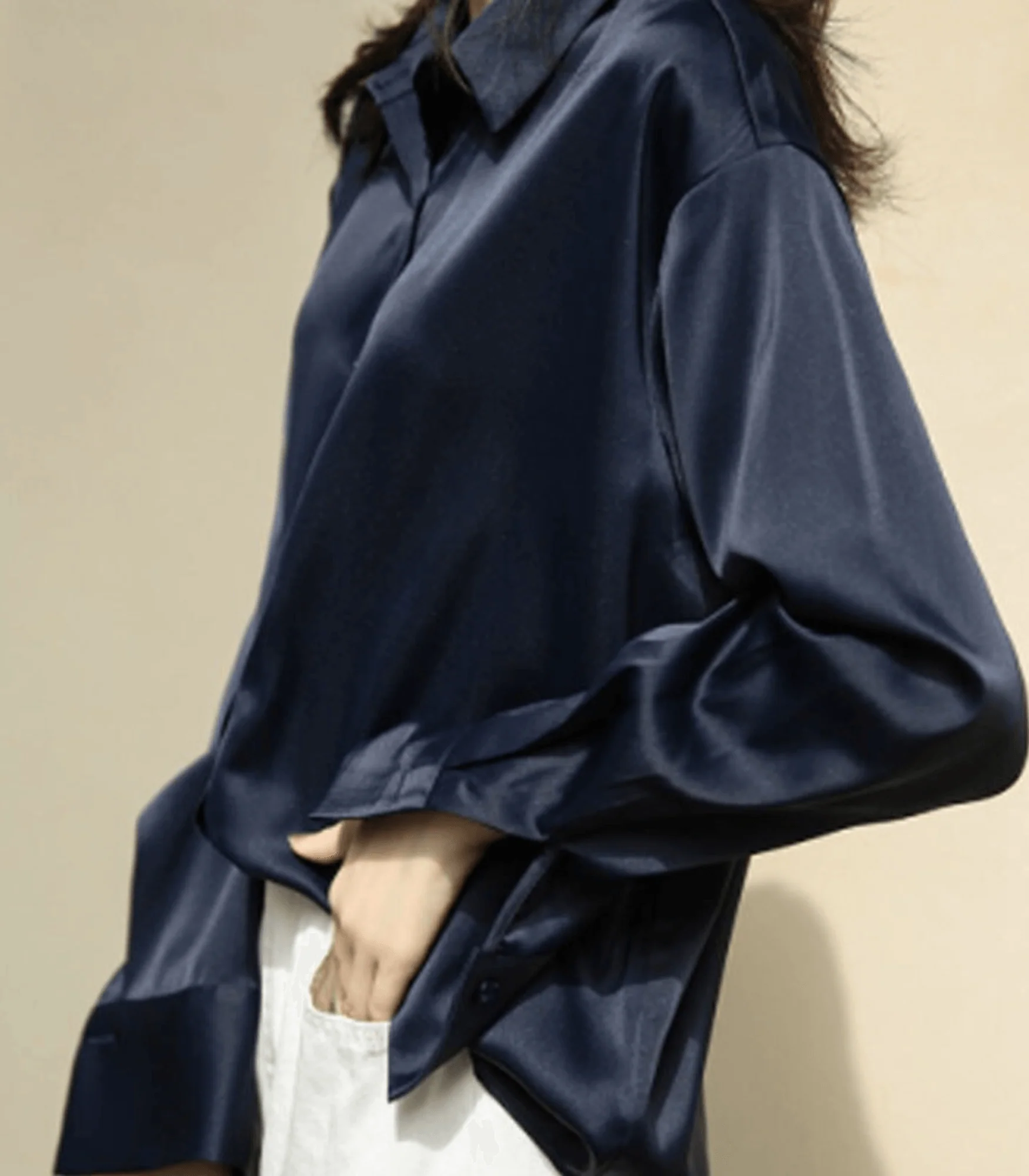 Jael – Blouse satinée élégante pour femme - Image 5
