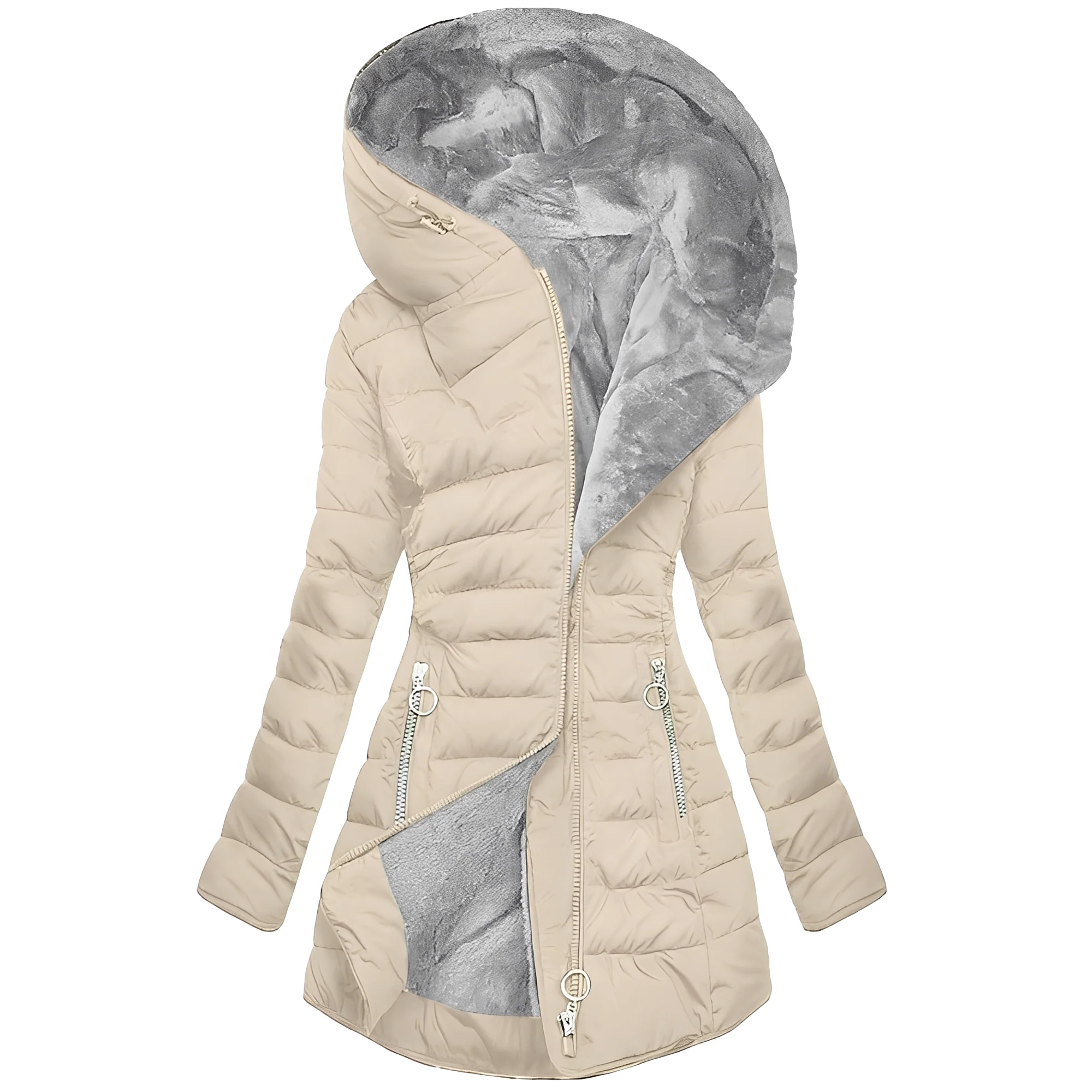 Jasmine - Veste d'hiver moderne avec capuche pour femmes - Image 4