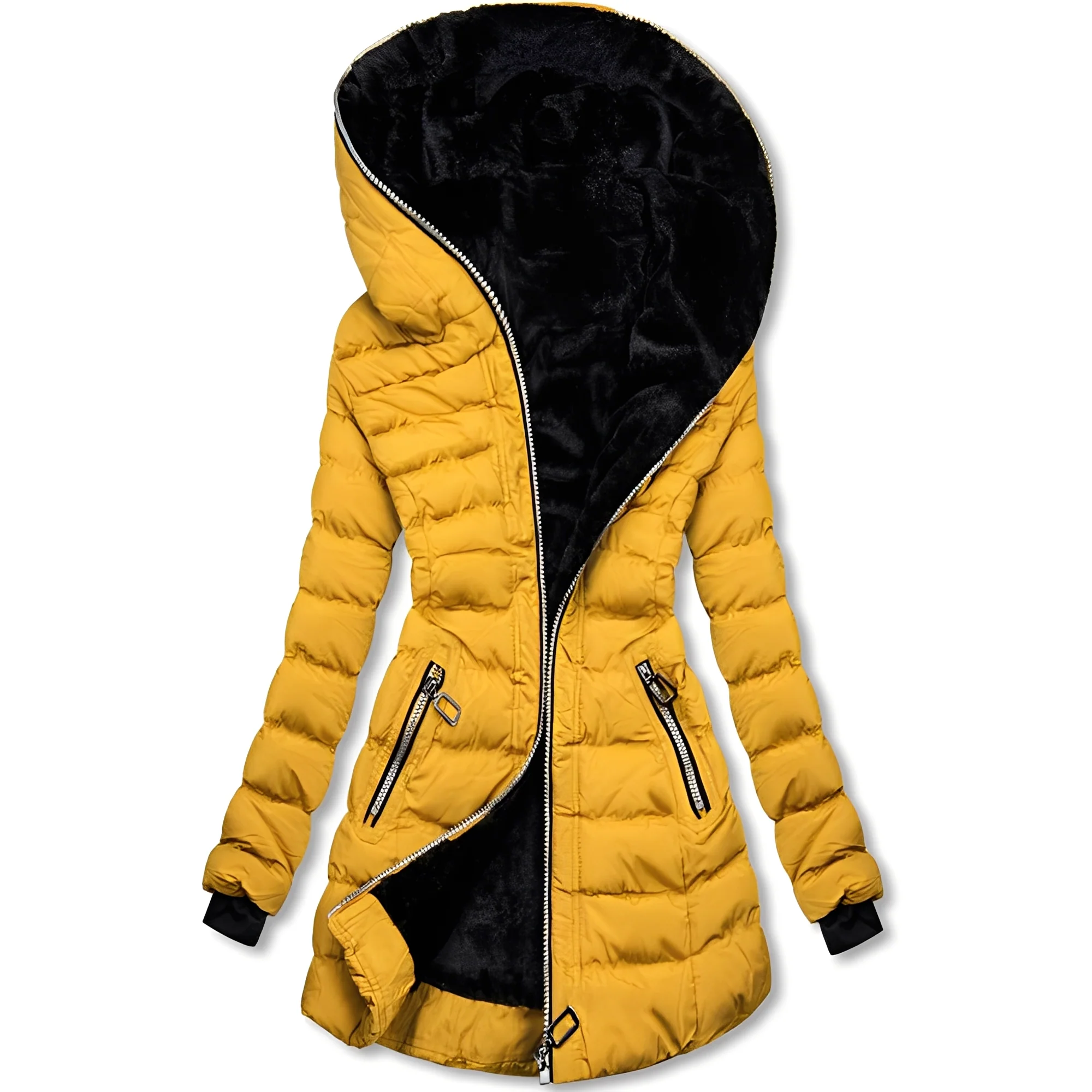 Jasmine - Veste d'hiver moderne avec capuche pour femmes - Image 5