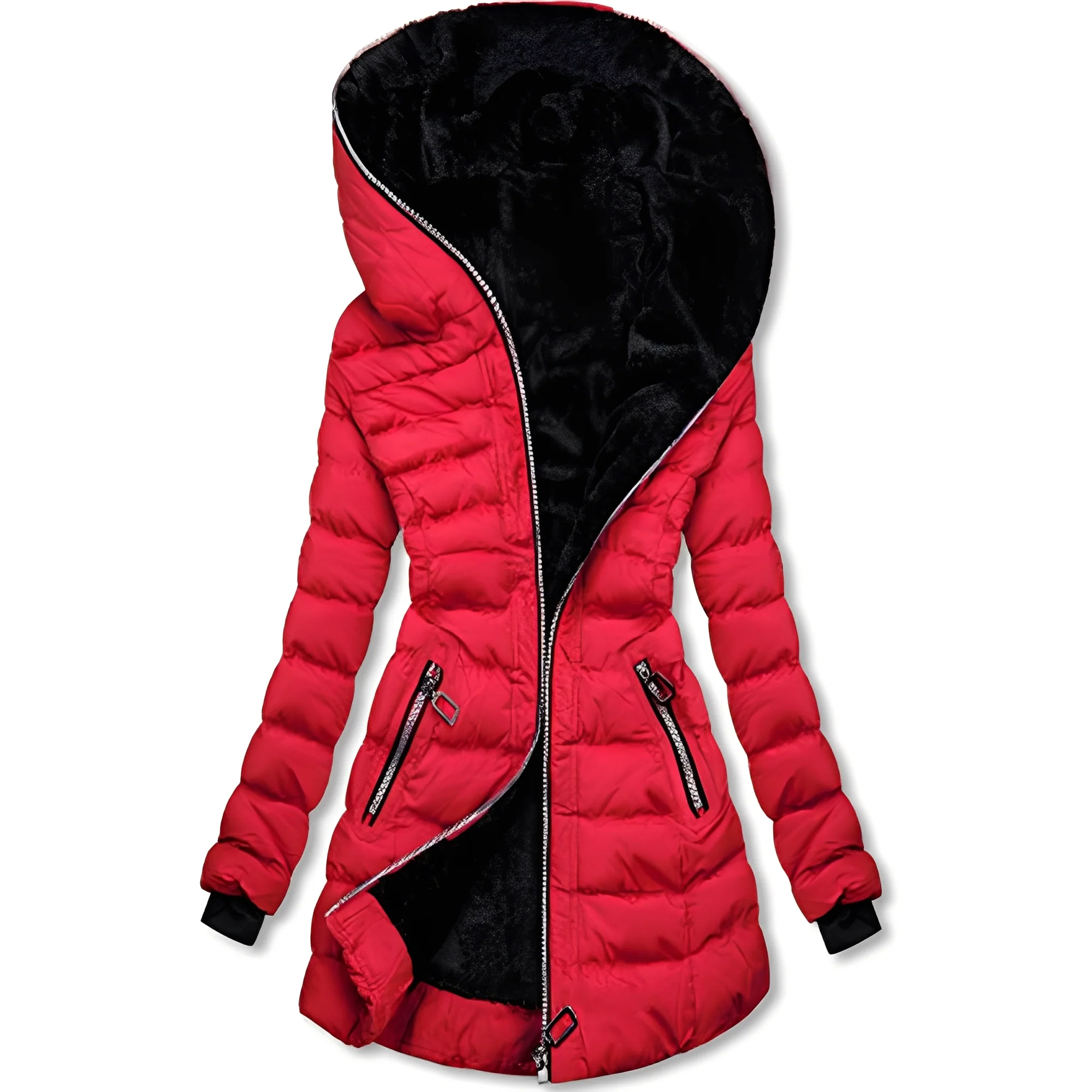 Jasmine - Veste d'hiver moderne avec capuche pour femmes - Image 6