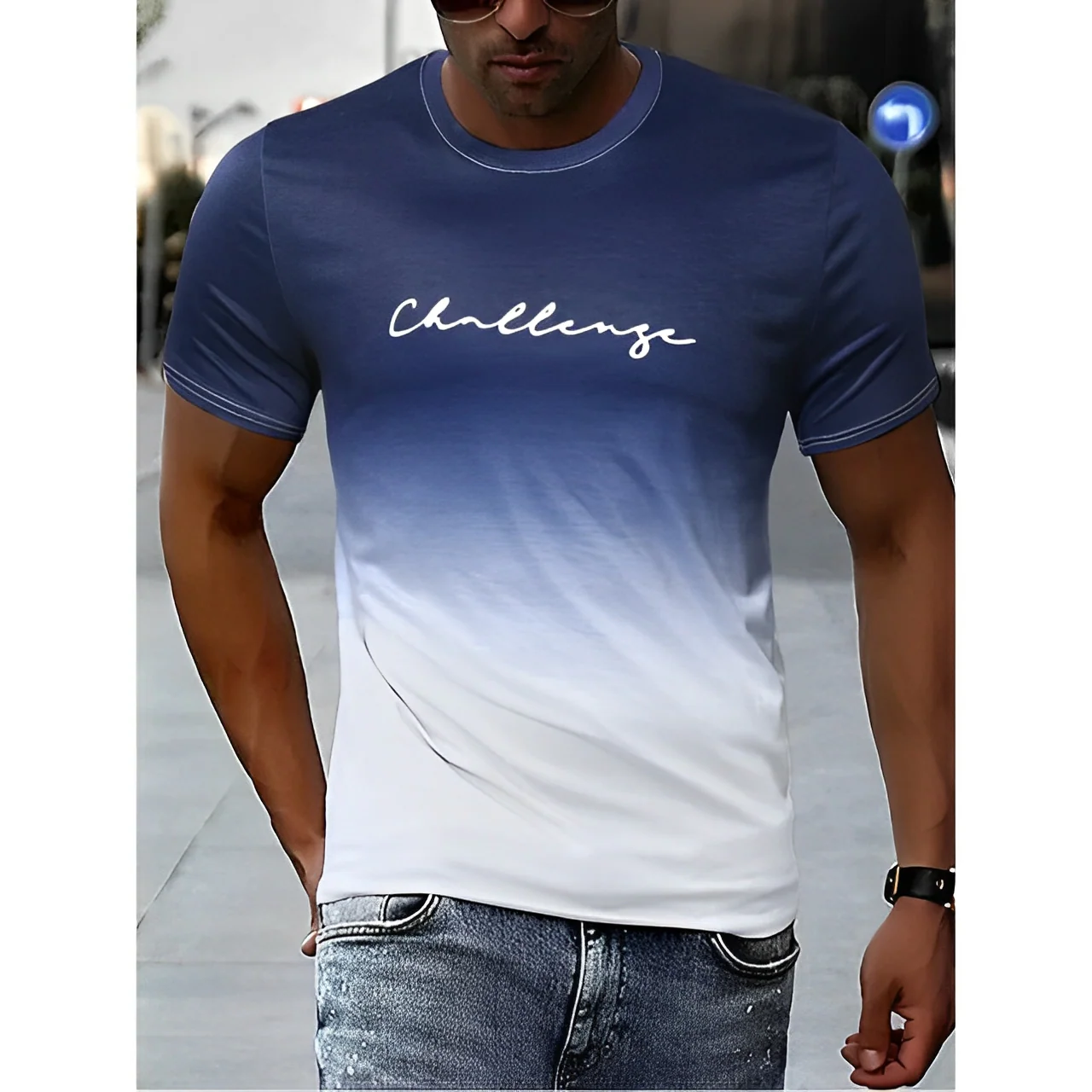Josiah - Tee-shirt à imprimé dégradé pour hommes - Image 6