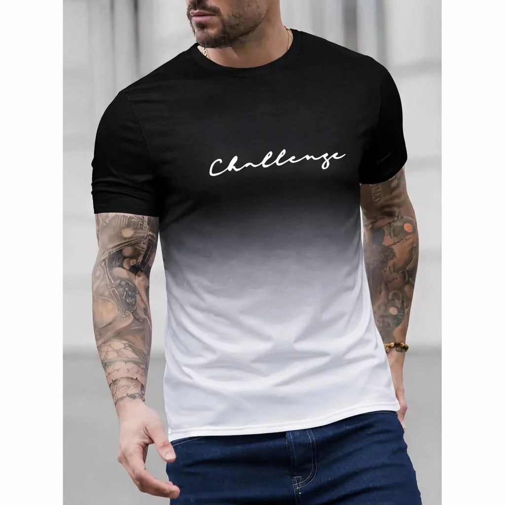 Josiah - Tee-shirt à imprimé dégradé pour hommes - Image 7