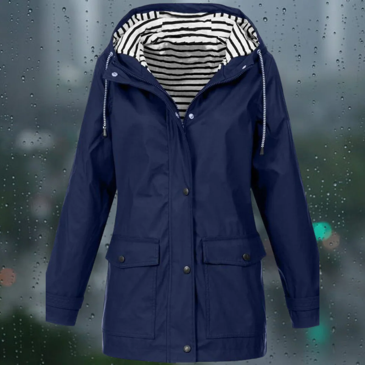 Lea - Manteau coupe-vent à capuche - Image 3