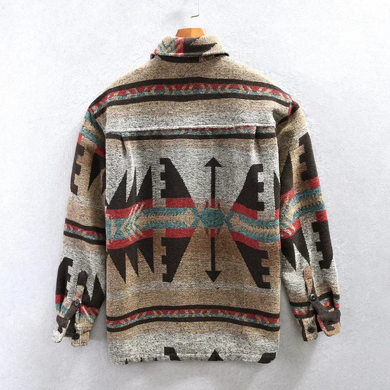Leon – Veste chemise motif aztèque - Image 3