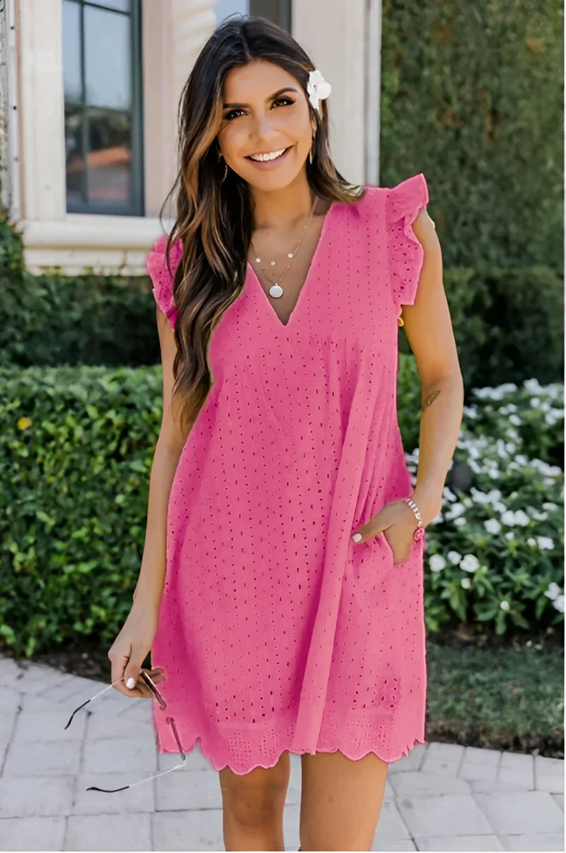 Linnaea - Robe d’été en dentelle jacquard - Image 5