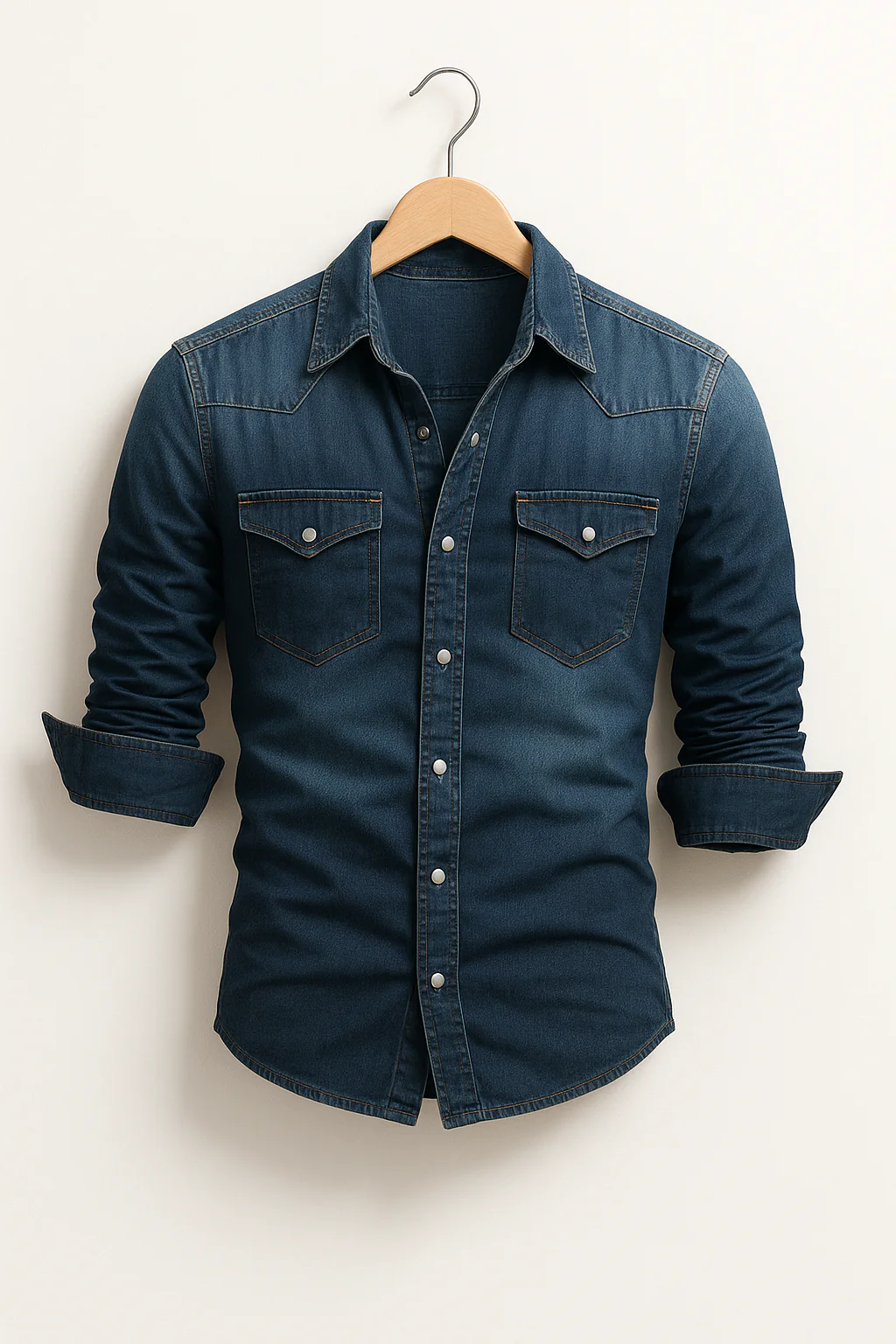 Maxime - Chemise en jean relax pour hommes - Image 5