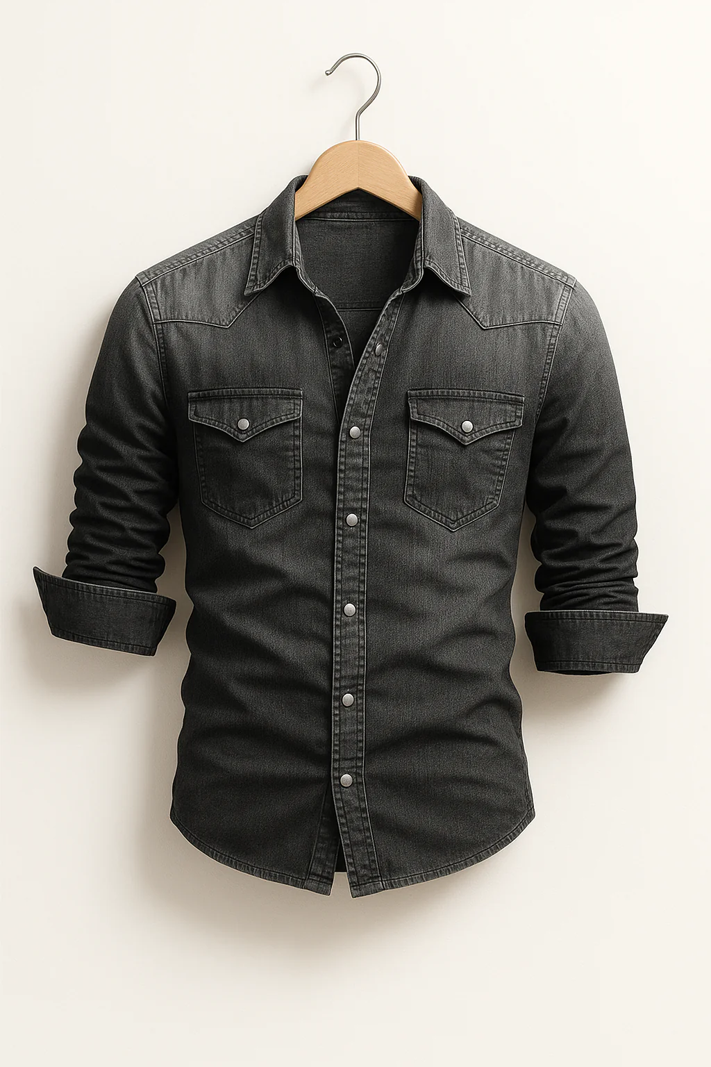 Maxime - Chemise en jean relax pour hommes - Image 6