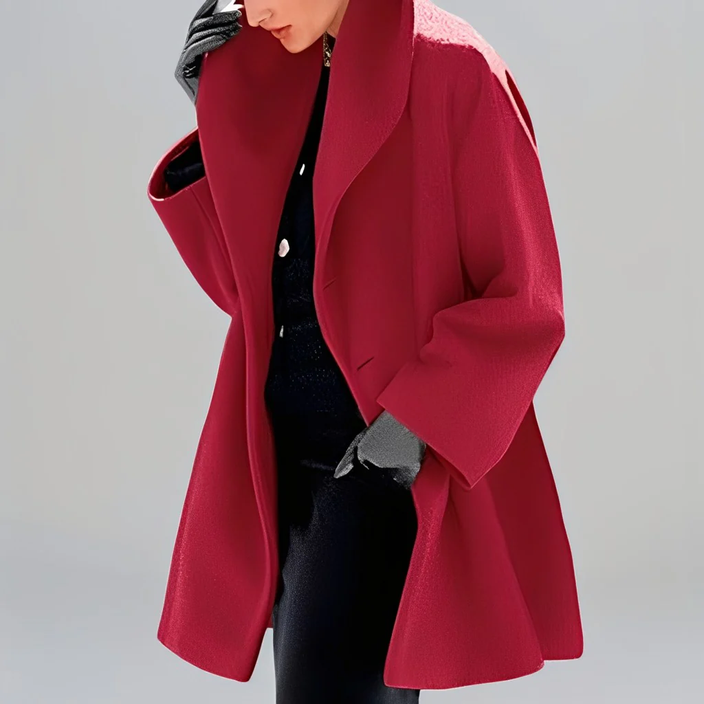 Natalia - Veste ample et tendance en laine pour femmes - Image 3