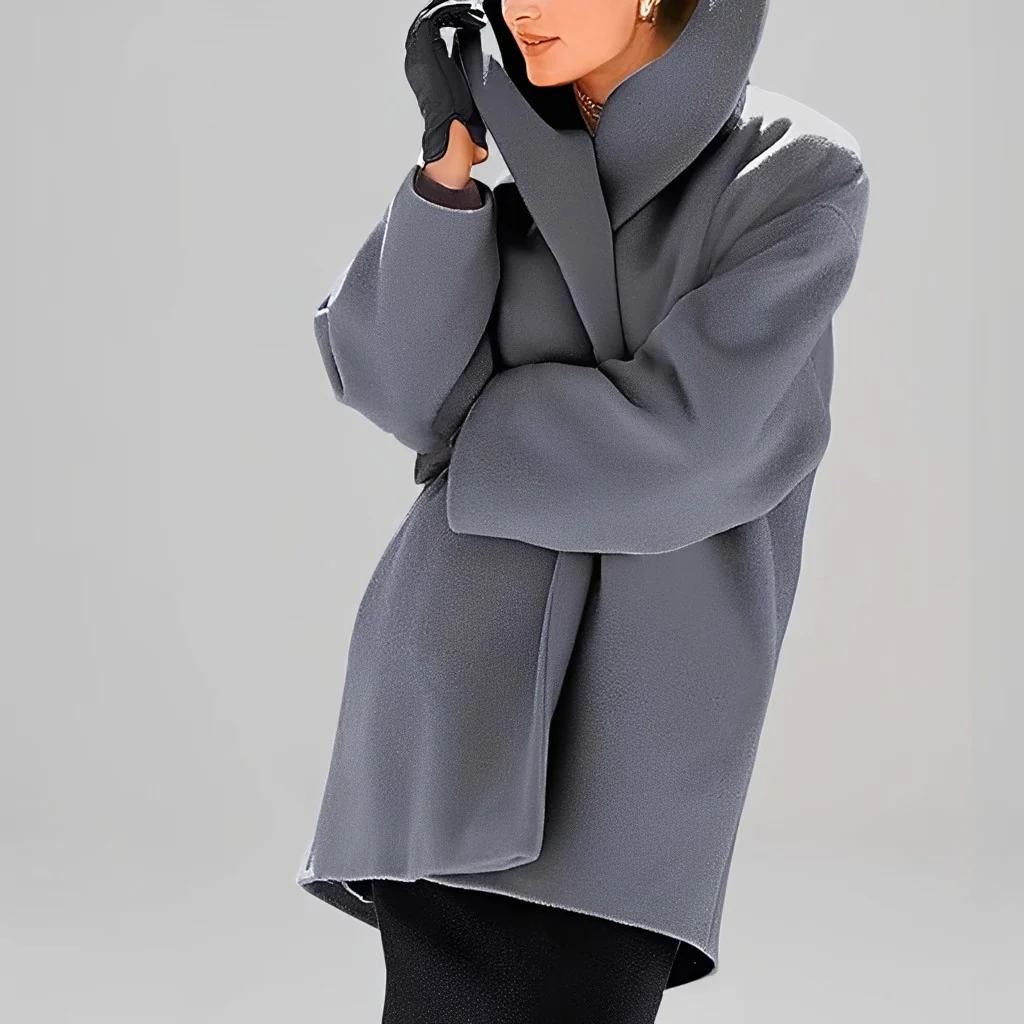 Natalia - Veste ample et tendance en laine pour femmes - Image 5