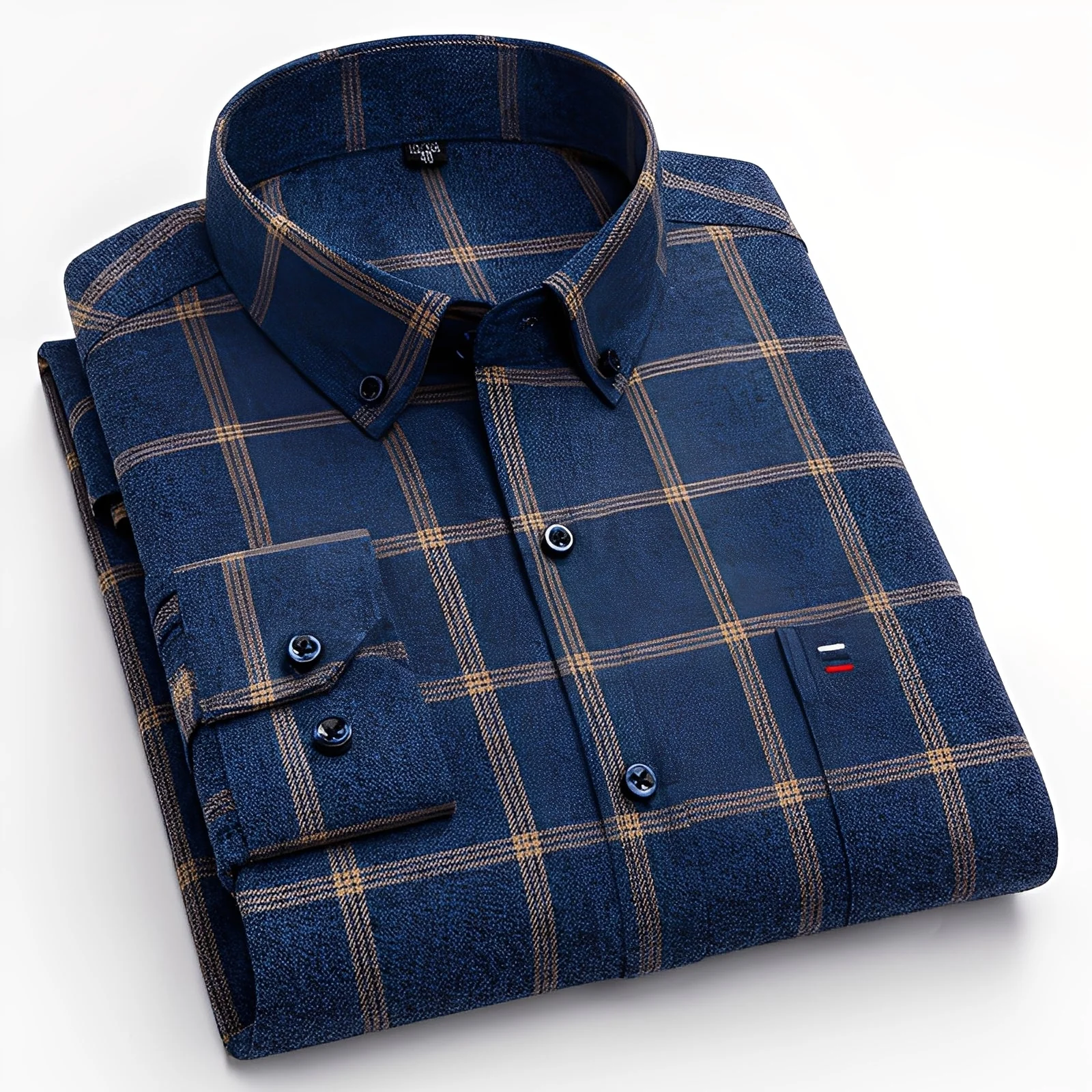 Nikolas - Chemise décontractée à carreaux pour homme - Image 7