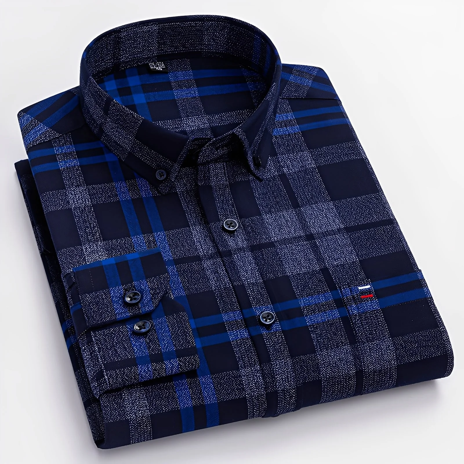 Nikolas - Chemise décontractée à carreaux pour homme - Image 8