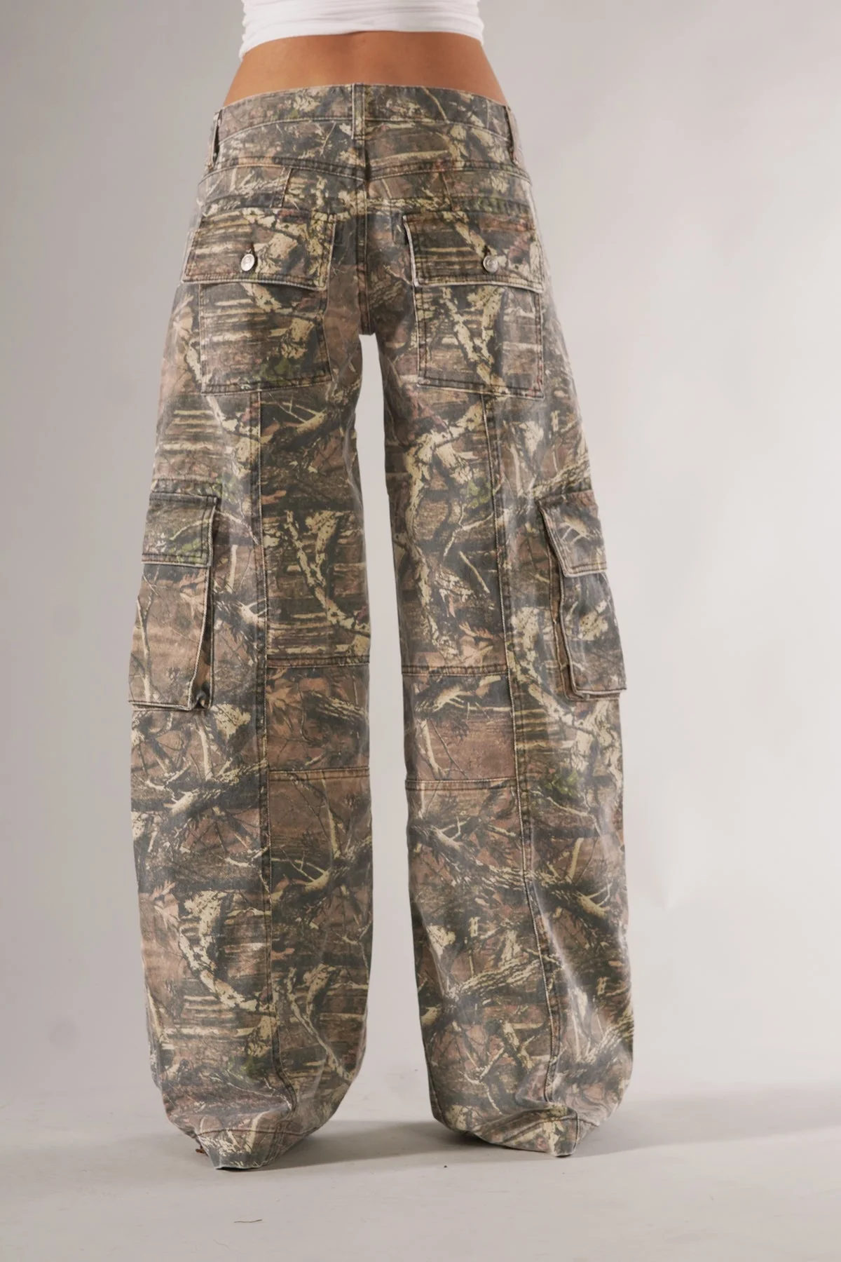 Odette - Pantalon cargo unisexe à motif camouflage - Image 4
