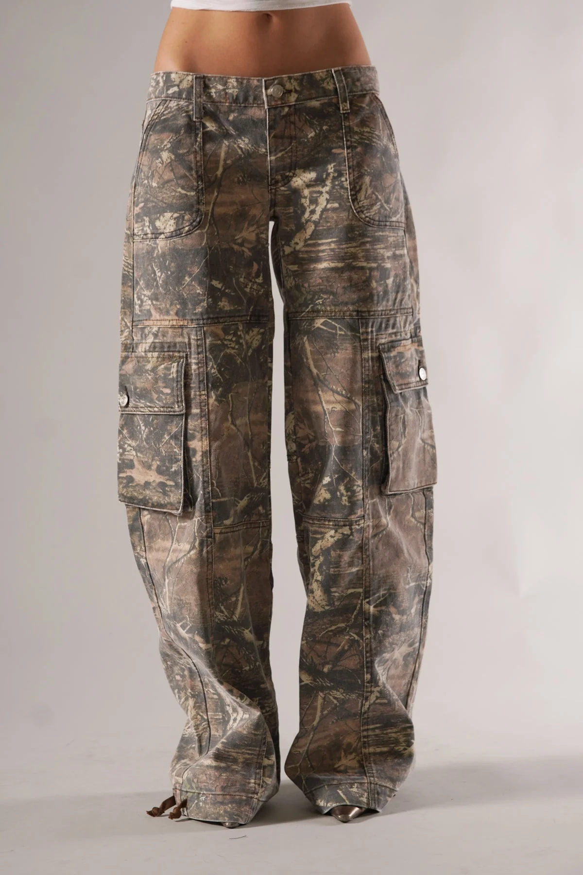 Odette - Pantalon cargo unisexe à motif camouflage - Image 5