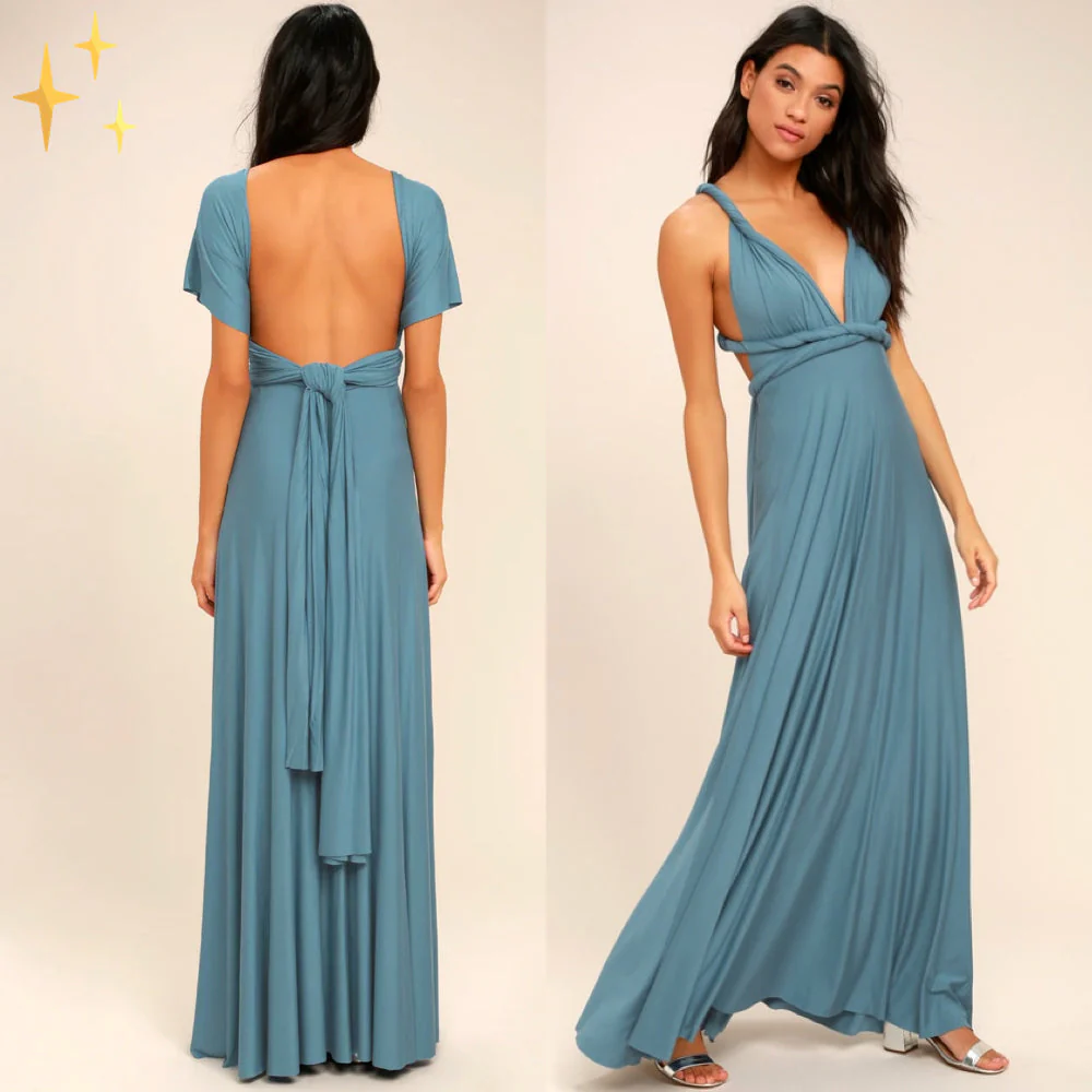 Robe multi-positions Dress-a-Lot avec options de port variées - Image 8