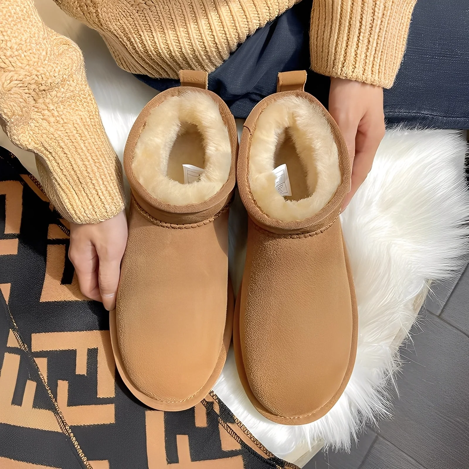 Rozanne - Petites Bottes Hivernales Décontractées pour Femmes - Image 2