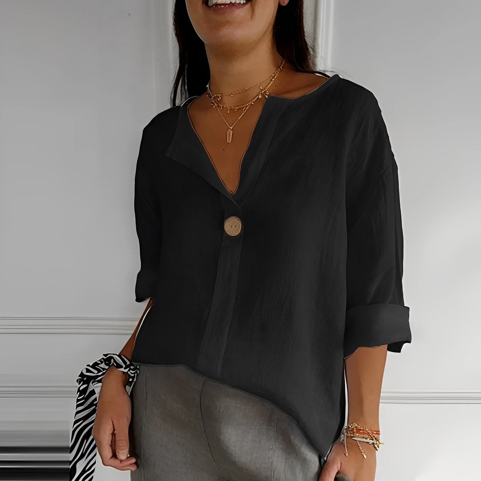 Stephanie - Chemise légère et décontractée pour femmes - Image 4