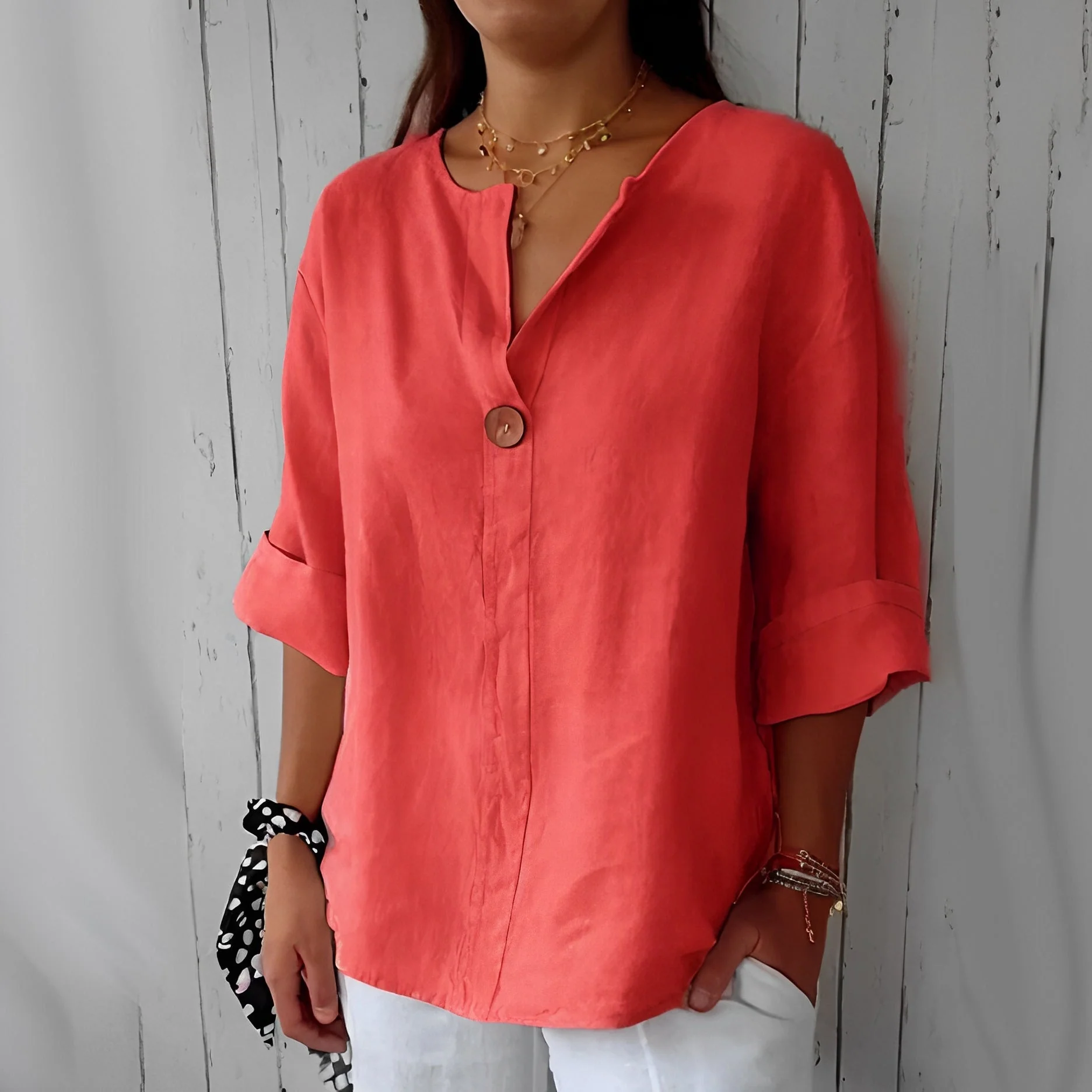 Stephanie - Chemise légère et décontractée pour femmes - Image 5