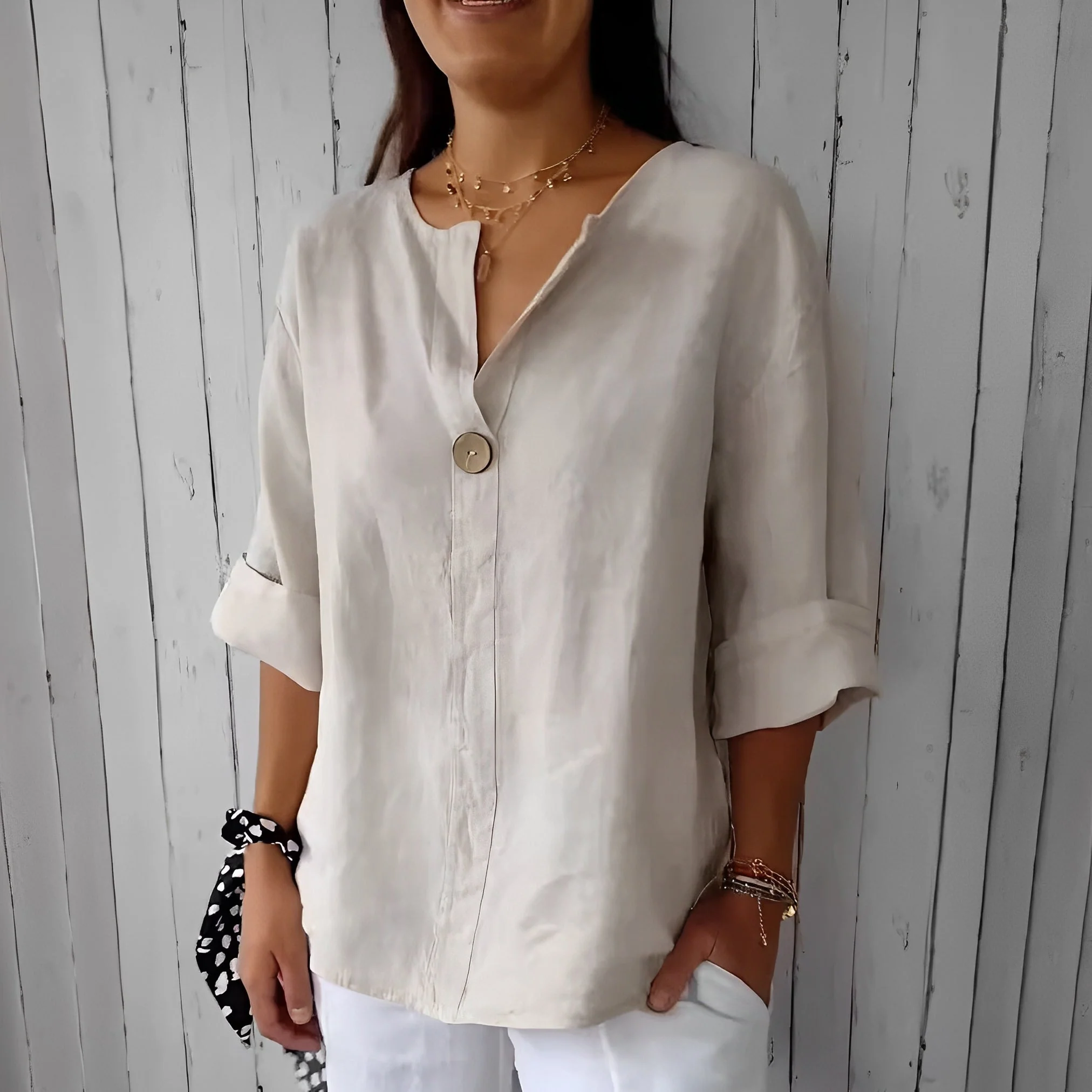 Stephanie - Chemise légère et décontractée pour femmes - Image 8