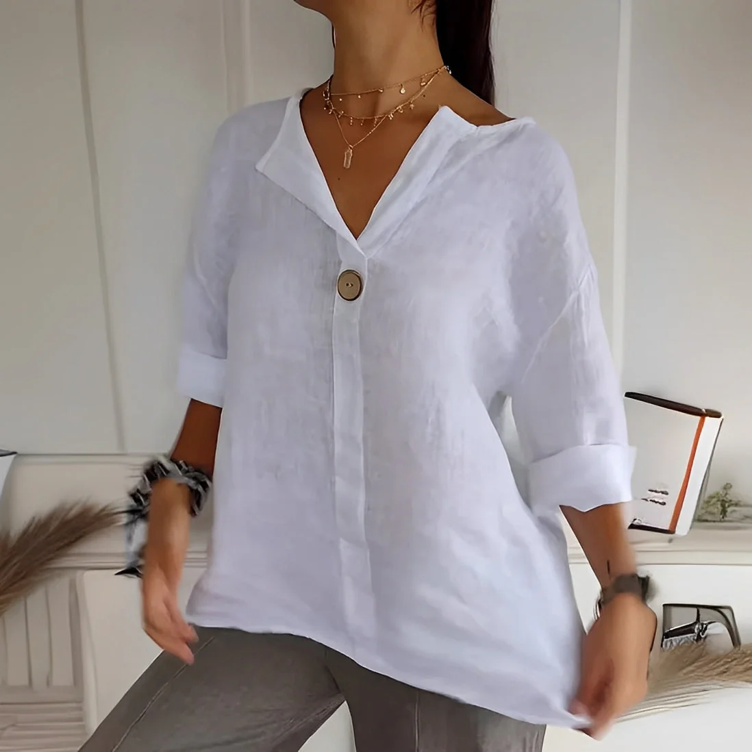 Stephanie - Chemise légère et décontractée pour femmes - Image 9