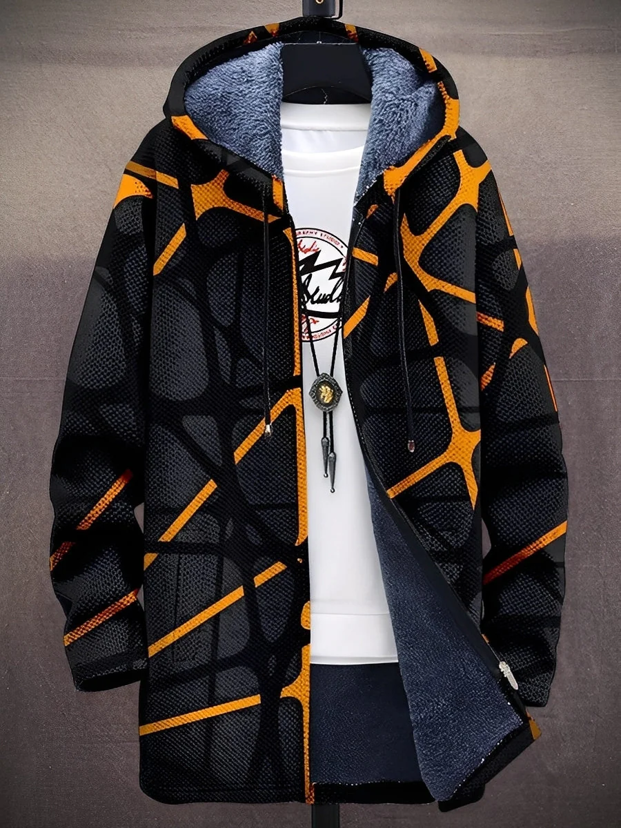 Trenton - Manteau élégant à capuche avec imprimé pour hommes - Image 3