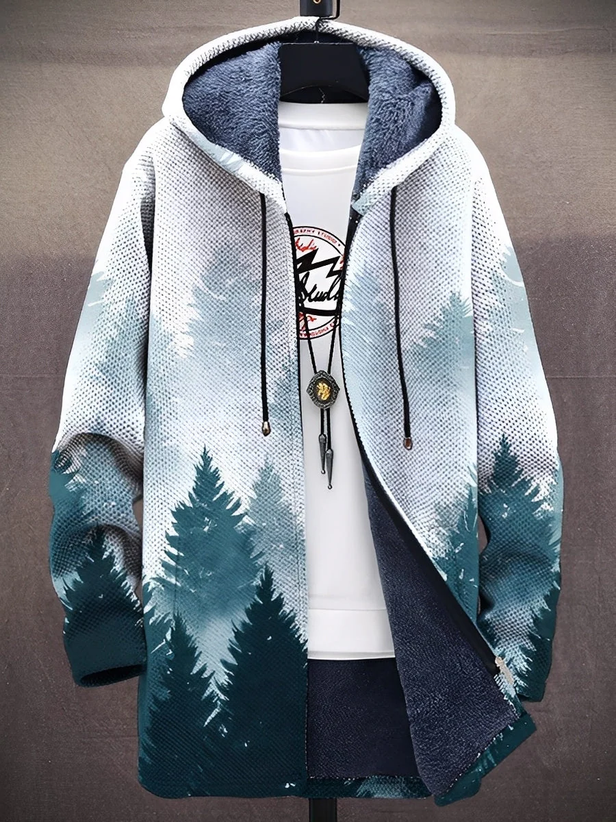 Trenton - Manteau élégant à capuche avec imprimé pour hommes - Image 5