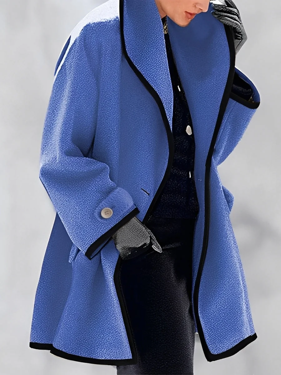 Whitney - Long manteau classique en laine pour femmes - Image 2