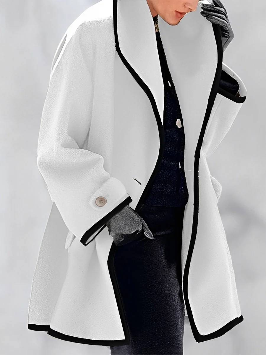 Whitney - Long manteau classique en laine pour femmes - Image 4