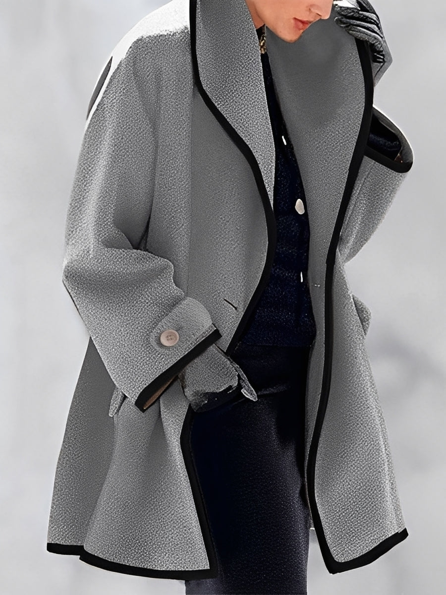 Whitney - Long manteau classique en laine pour femmes - Image 5