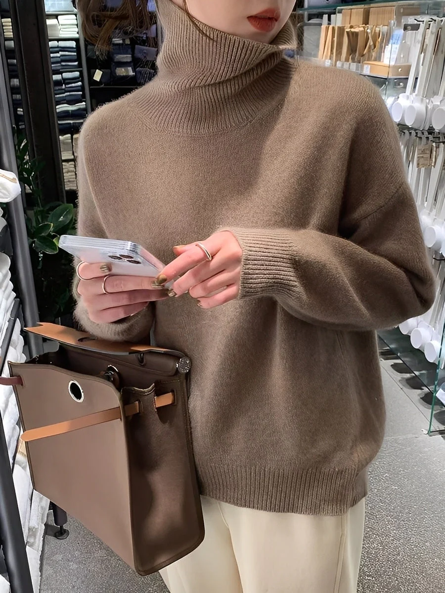 Yvette – Pull à col roulé pour femmes - Image 2